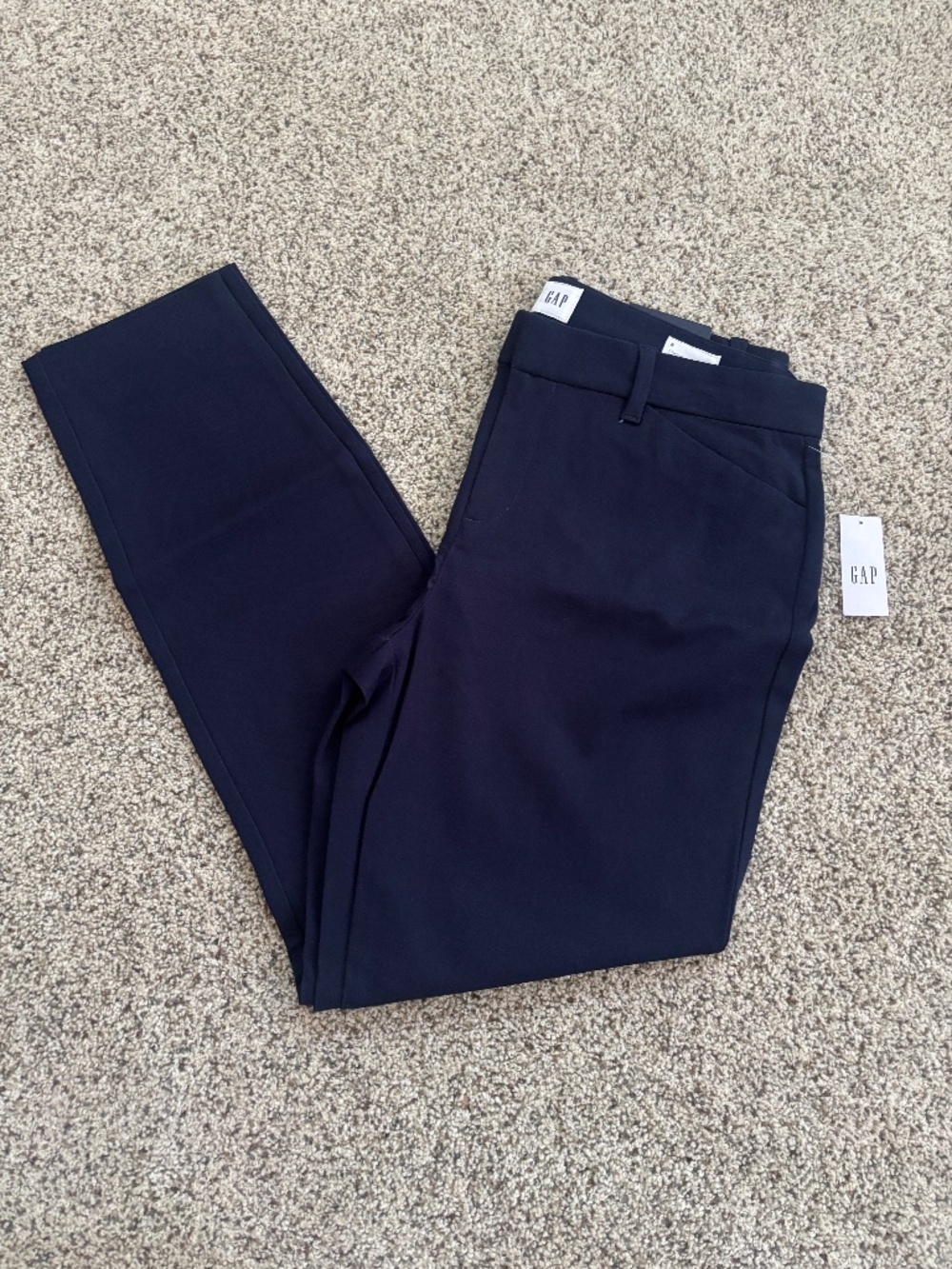 GAP Signature Skinny Ankle Pants, Navy, NWT, Women's Size 8